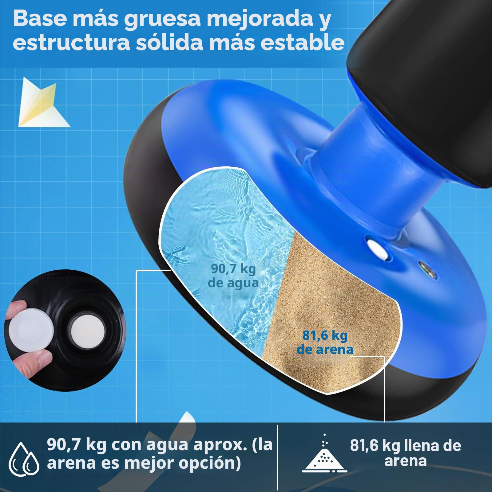 Qoosea Saco de Boxeo Niños, 160cm Bolsa de Boxeo Inflable de Pie con Guantes, Punching Ball Estable para Karate Kickboxing MMA Taekwondo, Regalo Ideal para Niños y Niñas de 3-12 años