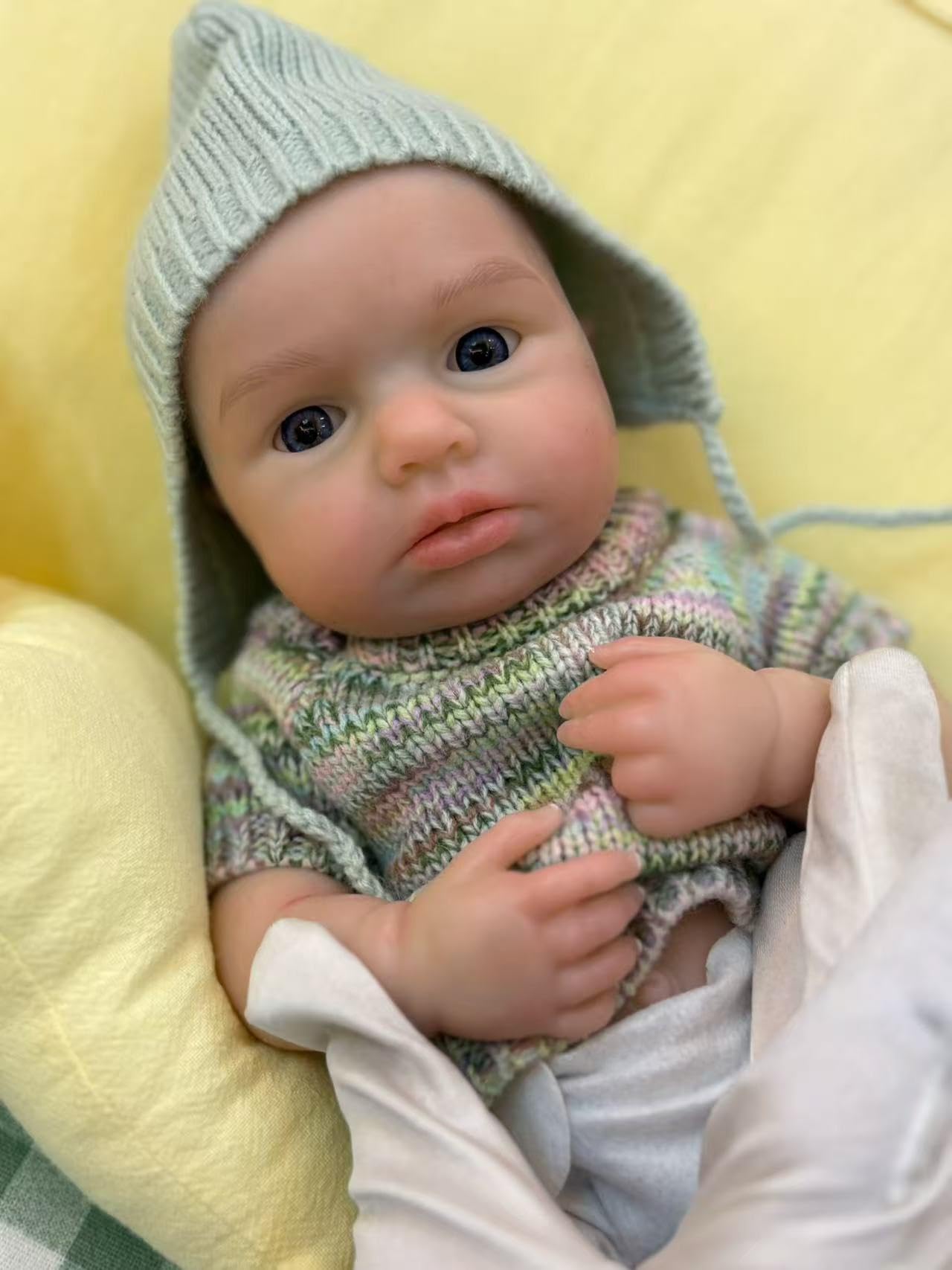 Gileutay 12 Zoll Realistische Vollsilikon Babypuppe Mädchen Lebensechte Reborn Silikonpuppe Kann Den Mund Öffnen