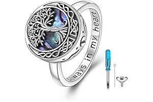 Tree of Life Urn Rings for Women