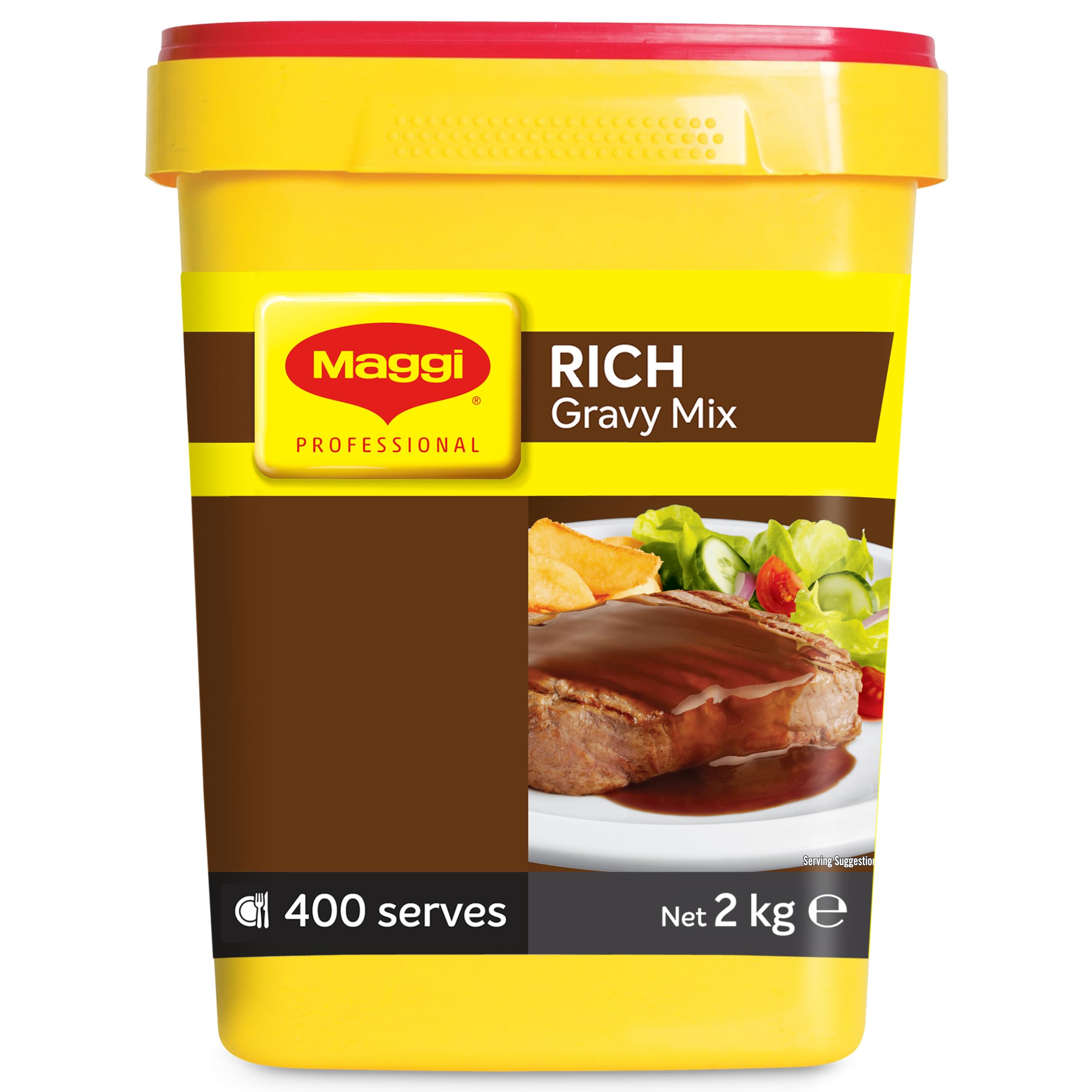 MAGGI Classic Rich Gravy Mix, 2kg (Makes 20 Litres, 400 Serves) (Packaging May Vary)