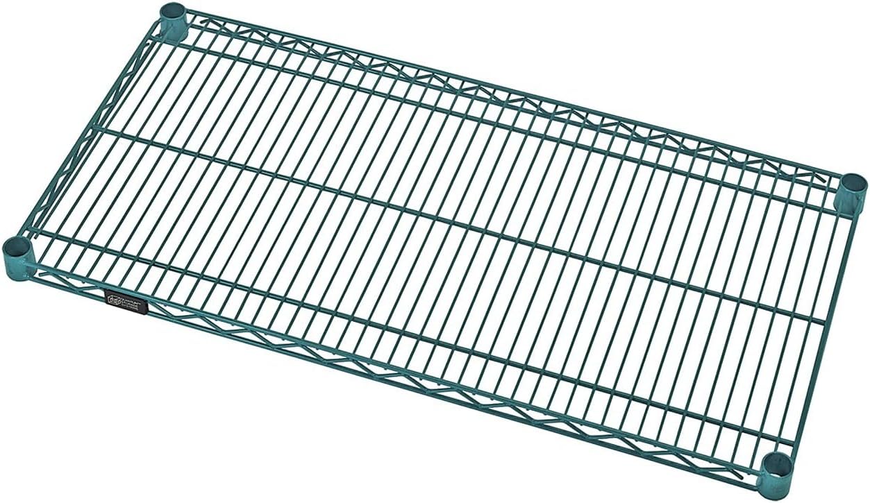 Quantum Storage Systems 2148P Wire Add-On Shelf Green Epoxy 48" W x 21" D