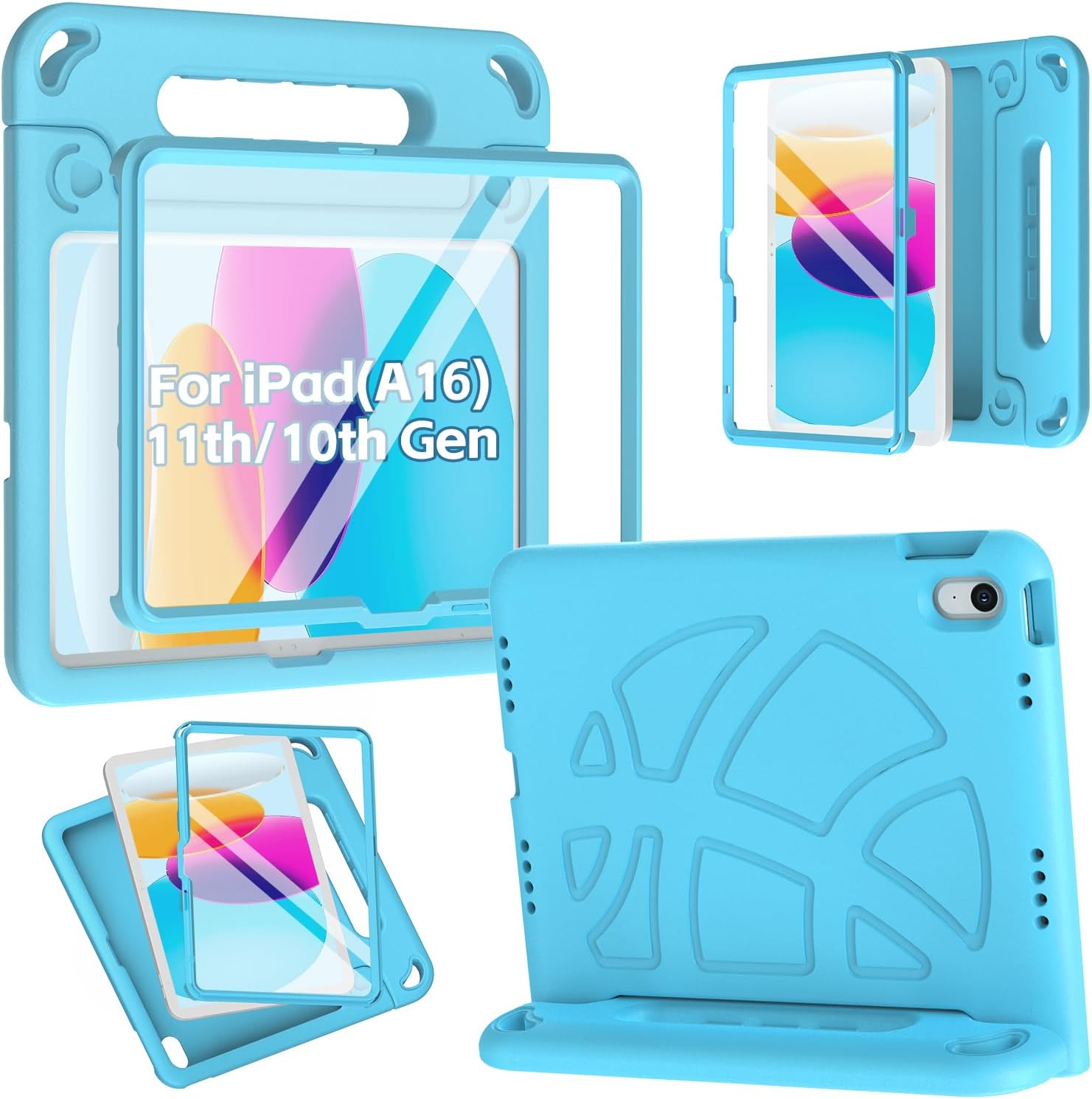 TIRIN Kids iPad Case (A16) 11th 11''/10th 10.9'' Generation (2025/2022)