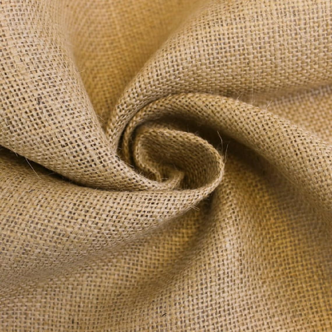 Solid Color Minimal Stretch 40" Wide 100% Jute Burlap Fabri, Art, Craft, Wrap, Home DIY Apparel Fabric