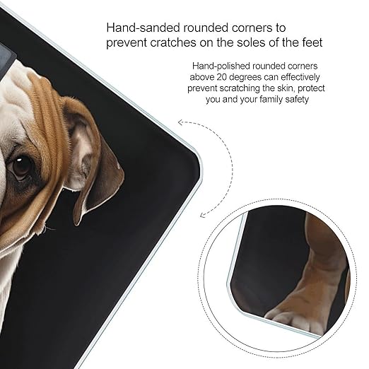 Báscula Digital Bulldog Inglés para Peso Corporal LED miniatura 4