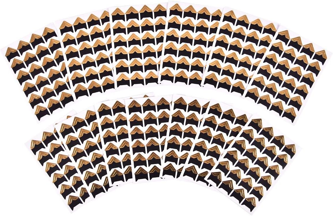 iGadgitz Home U7013 SelfAdhesive Photo Corners, Photo Mounting Corners, Picture Corners