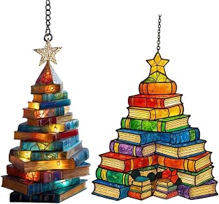 本のクリスマスクリスマスオーナメントオーナメント 平面アクリル製吊り下げ飾り