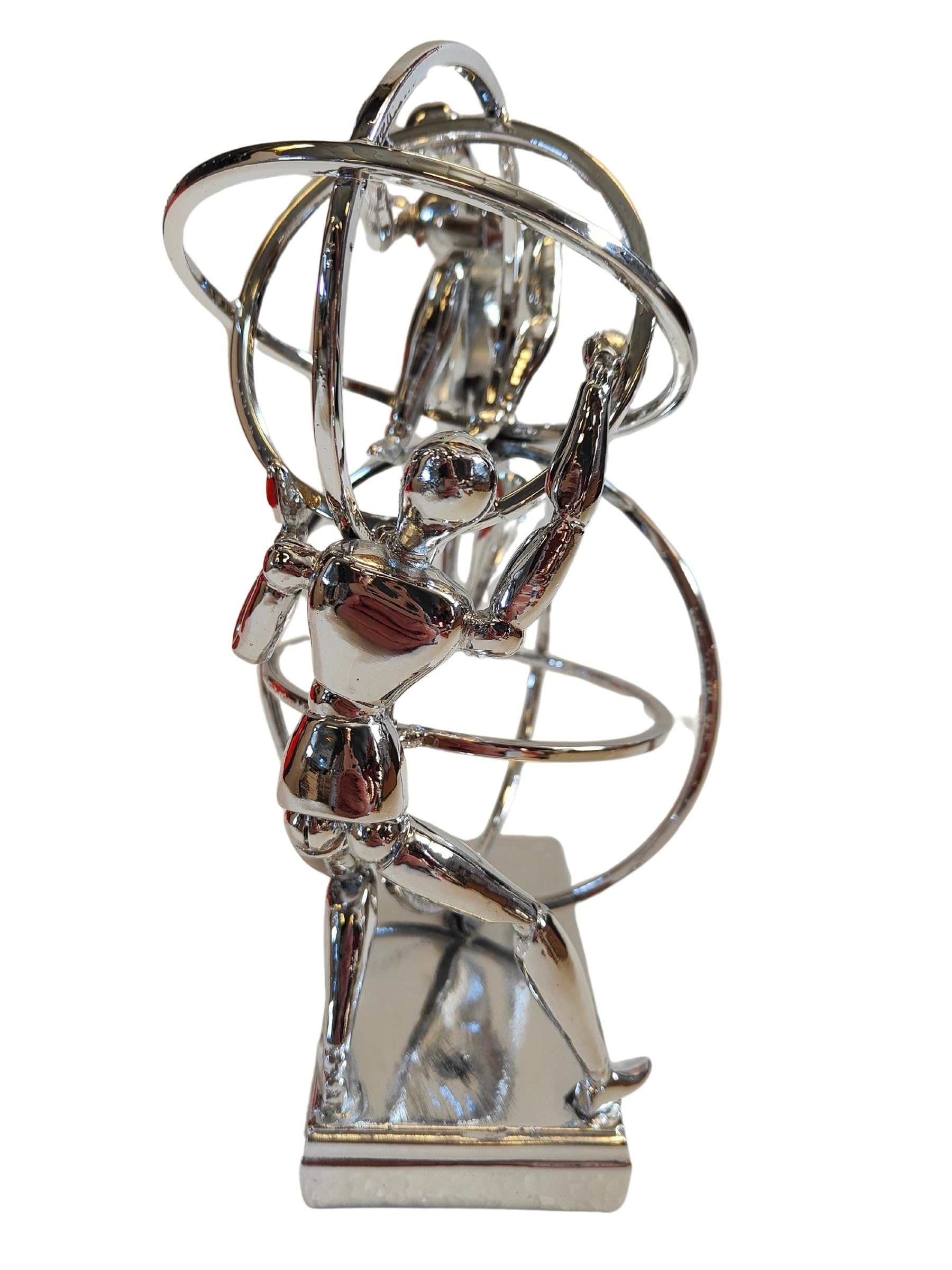 DRW Figurine of Men in Metal Balls 15x8x26cm, Multicolor, estandar - Image 3