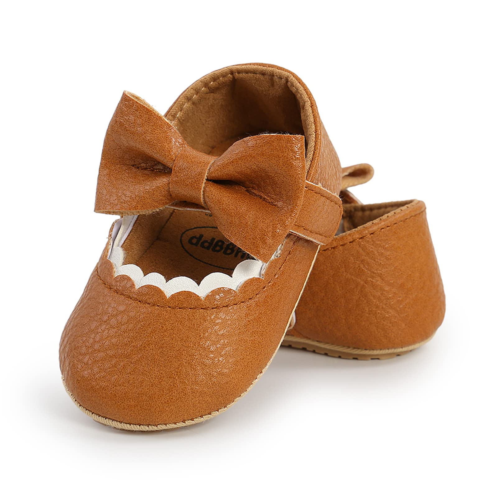 RVROVIC Baby Girl Moccasins Infant Princess Sparkly Premium Lightweight Soft Sole Prewalker Toddler Girls Shoes — view 30
