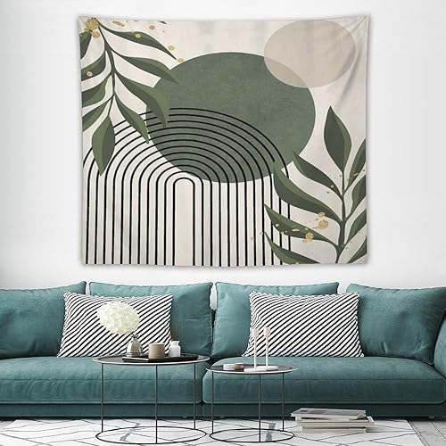 Miniatura 111 de Tapiz floral retro de los años 60 y 70, diseño hippie de primavera Groovy Flower Power Flower Boho para colgar en la pared, arte neutro para Hippie