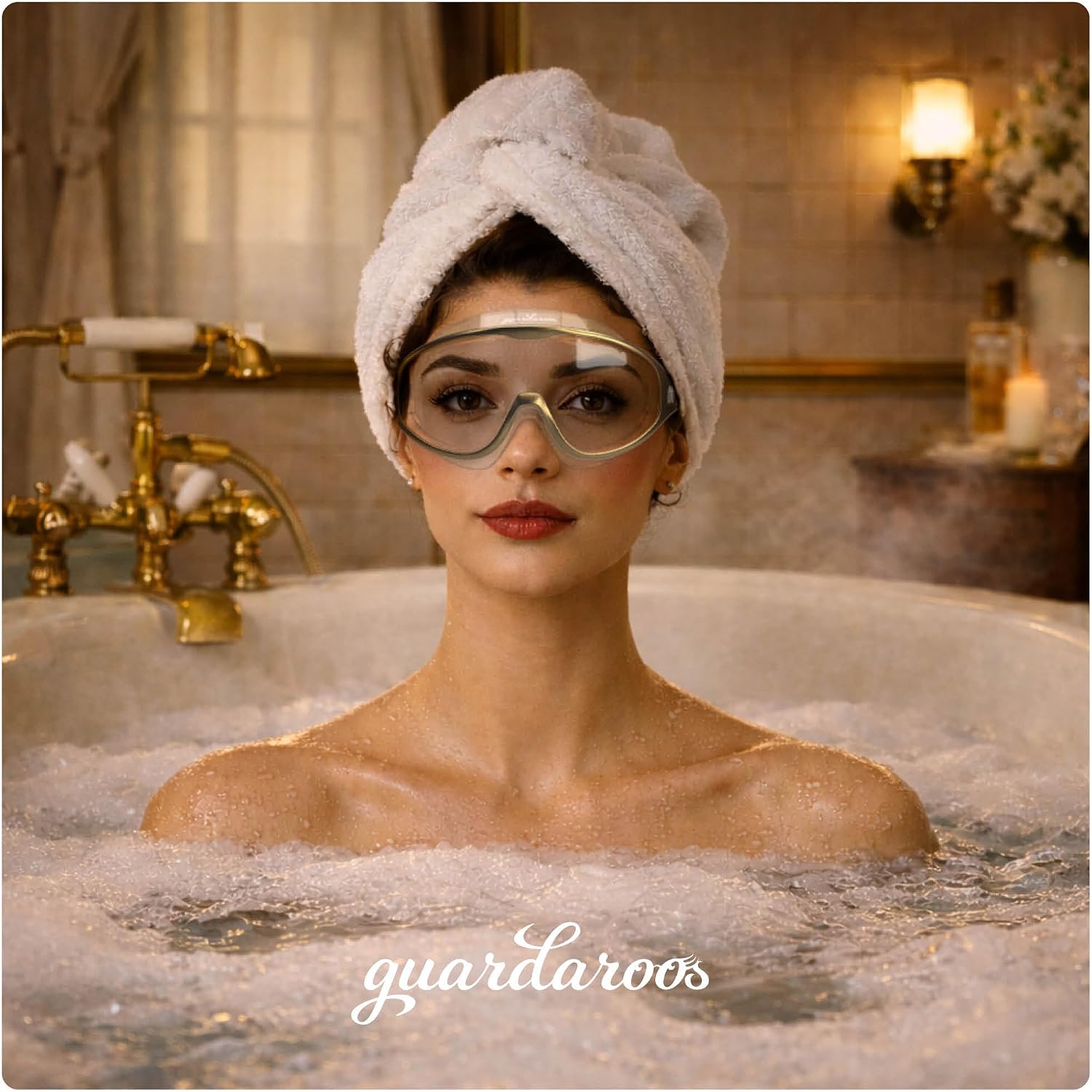 Lash Goggles for Shower | Lash Extension Goggles & Eyeshield for Shower, Bath, Steam & Pool | Anti-Fog Design