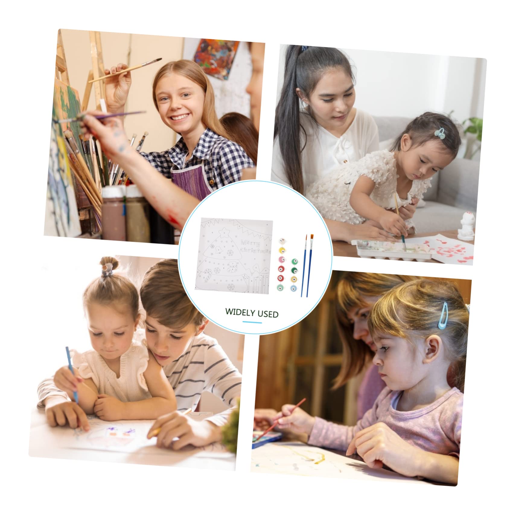 SAFIGLE 2 Cajas De Pintura Digital Kits De Números De Pintura Arte Infantil Pintura Óleo Para Niños Pintura Óleo Hecha A Mano Pintura Óleo Con Números Números De Pintura DIY Para