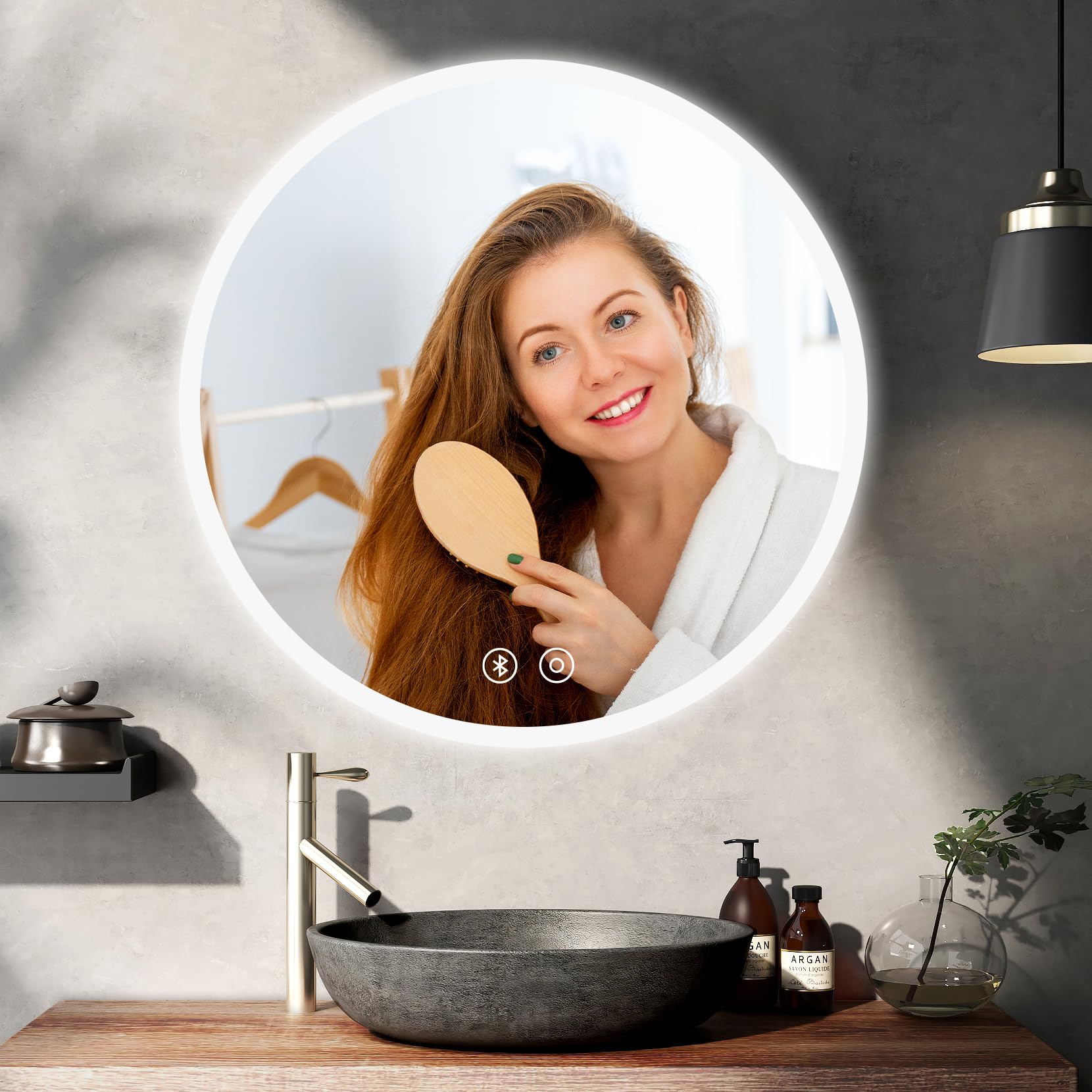 ALISEO LED City Light | Miroir Sur Bras Pivotant | LED SMD