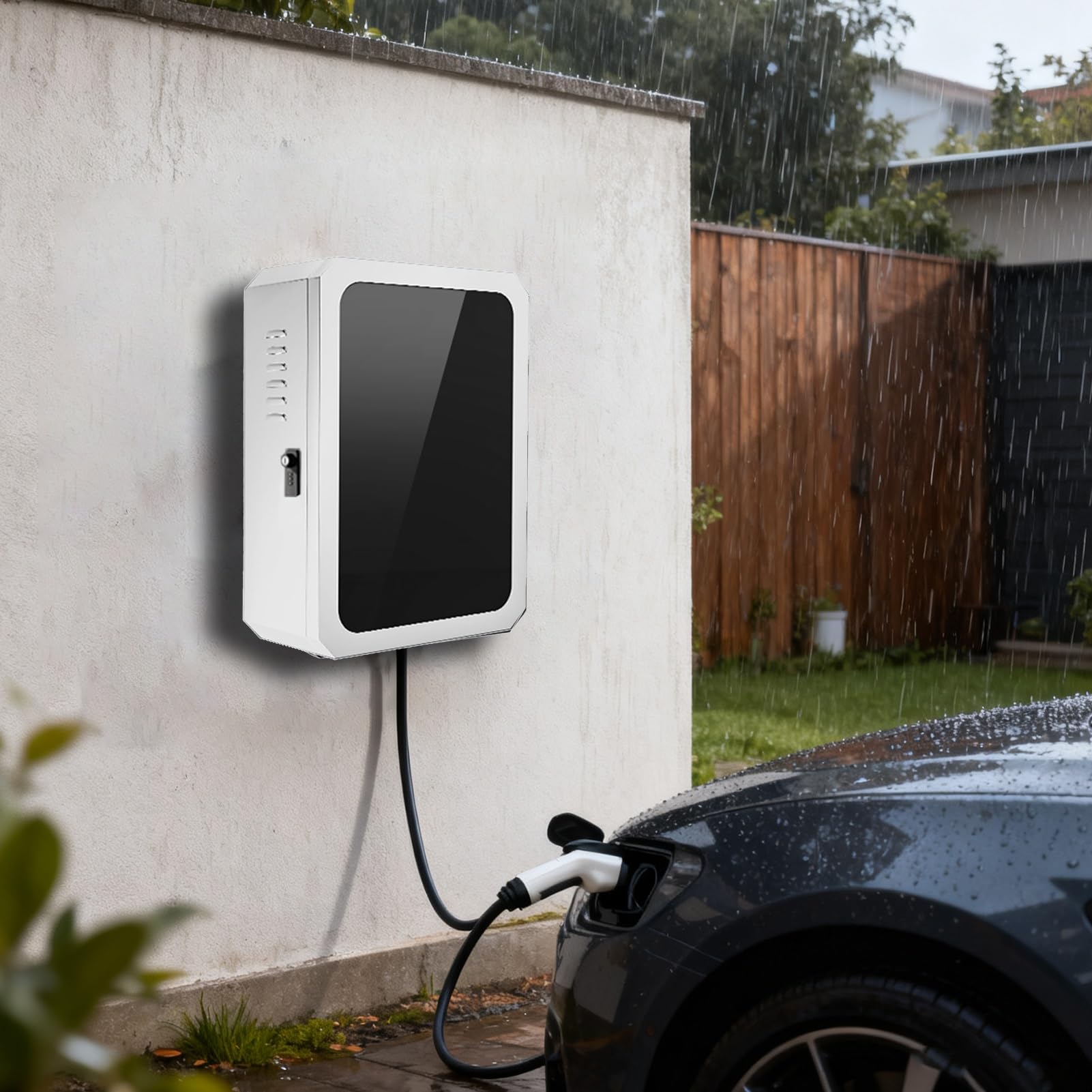 Amazon.co.jp: EVコンセント 収納 ロック可能なユニバーサルEV充電器