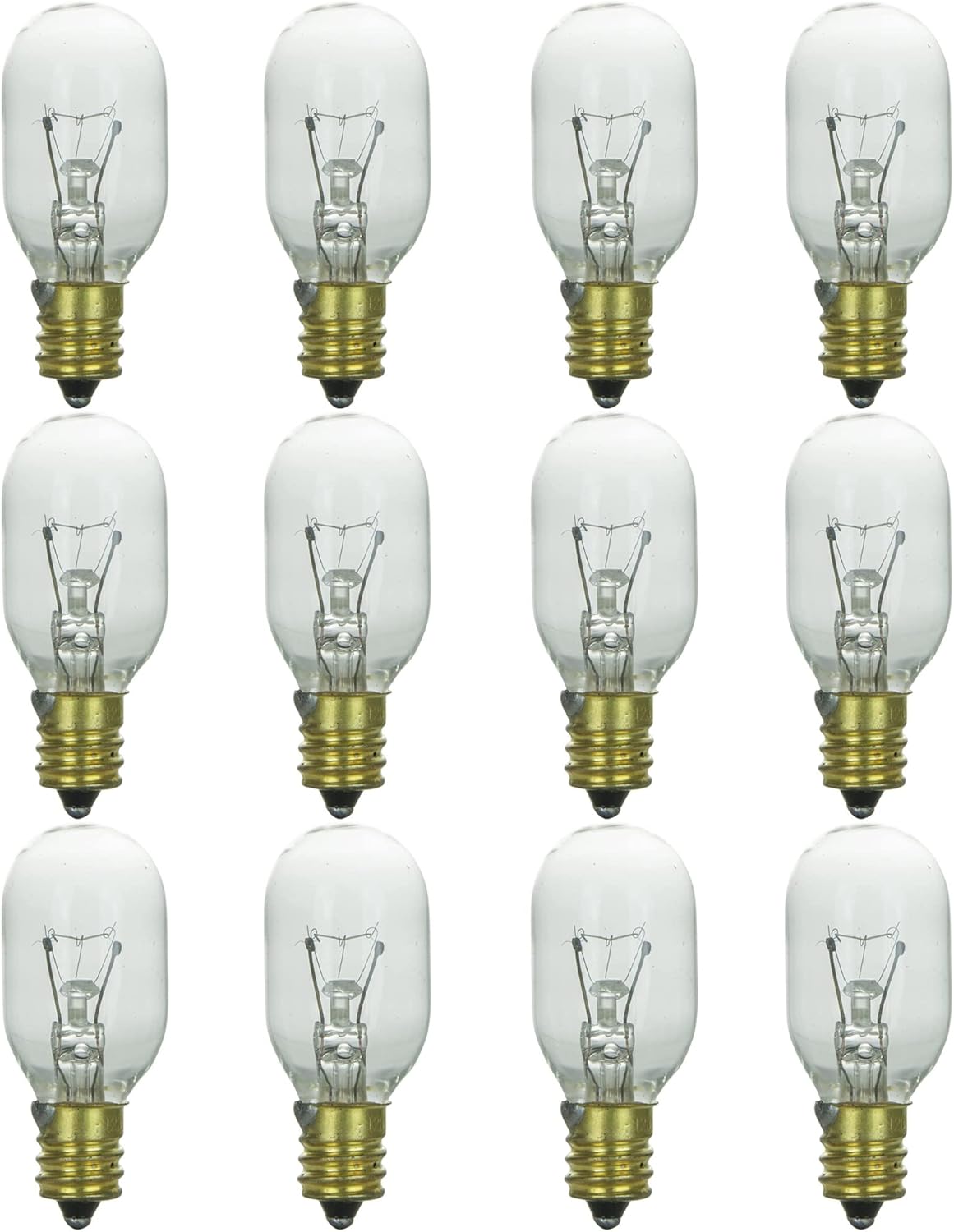 Sunlite 41761 Incandescent T7 Tubular Light Bulb, E12 Candelabra Base