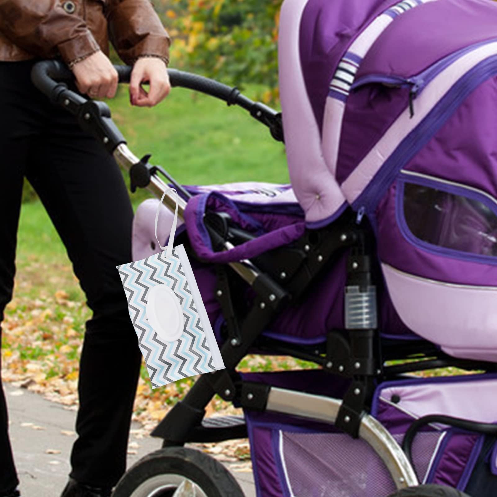 4 Stück Baby Feuchttücher-Taschen Aus EVA - Wiederverwendbar Mit Tragebändchen