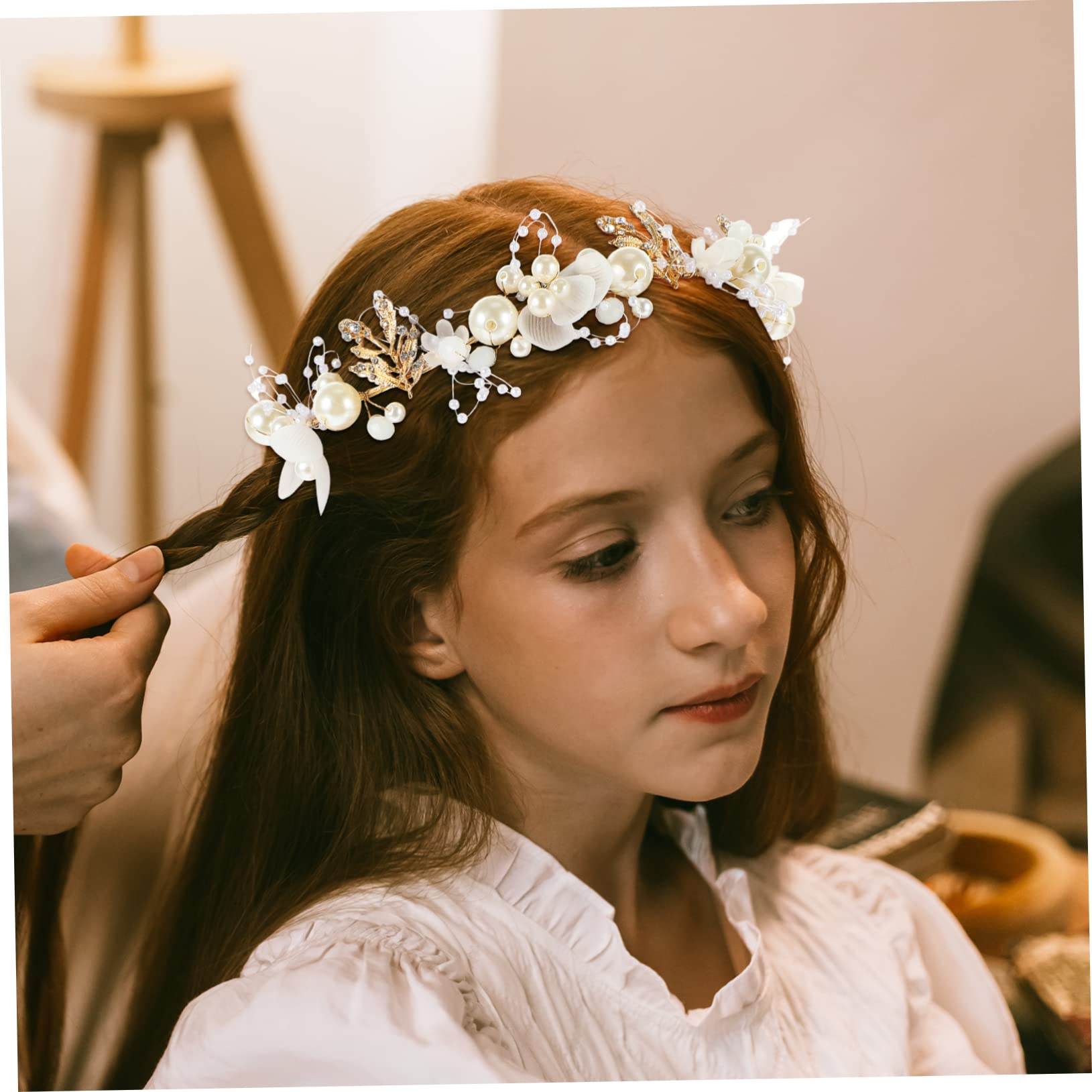 Ipetboom 3pezzi Fascia Sposa Decorazioni e Foglie Accessorio Per Matrimonio Cerimonie e Feste Headband Per Bride e Speciali