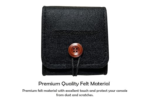 Miniatura 4 de Felt Soft Carrying Case for Nintendo Game Boy Advance SP - Portable Travel Case, Protective Pouch for Handheld Retro Game Console