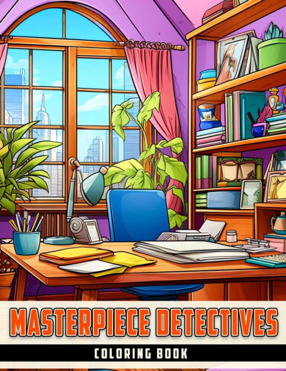 Masterpiece Detectives Coloring Book: An Engaging Coloring Book for Aspiring Young Detectives - Solve, Color, and Investigate