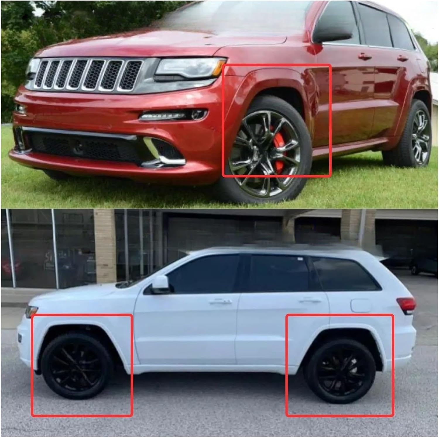ジープグランドチェロキー SRT/SRT8/Wk2 2012-2021 車のサイドスカート延長スプリッターリップスポイラーディフューザーアクセサリー - AliExpress 34