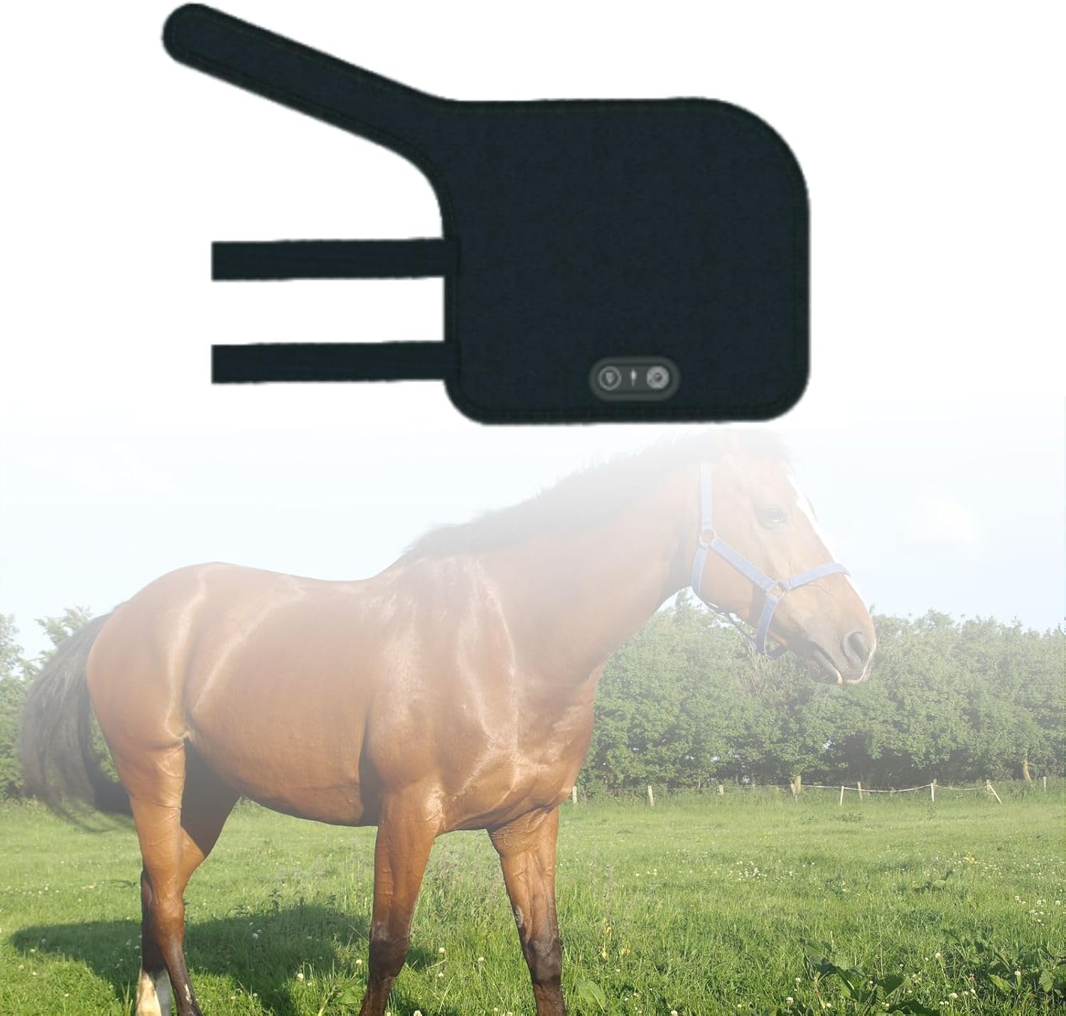 iKeener Red Light Therapy for Horses, Horse Red Light Therapy for Tendons & Joints, Portable Wearable Red Light Wraps for Horse Equine Hoof & Hock Pain Relief, 3 Timers & 3 Brightness Levels