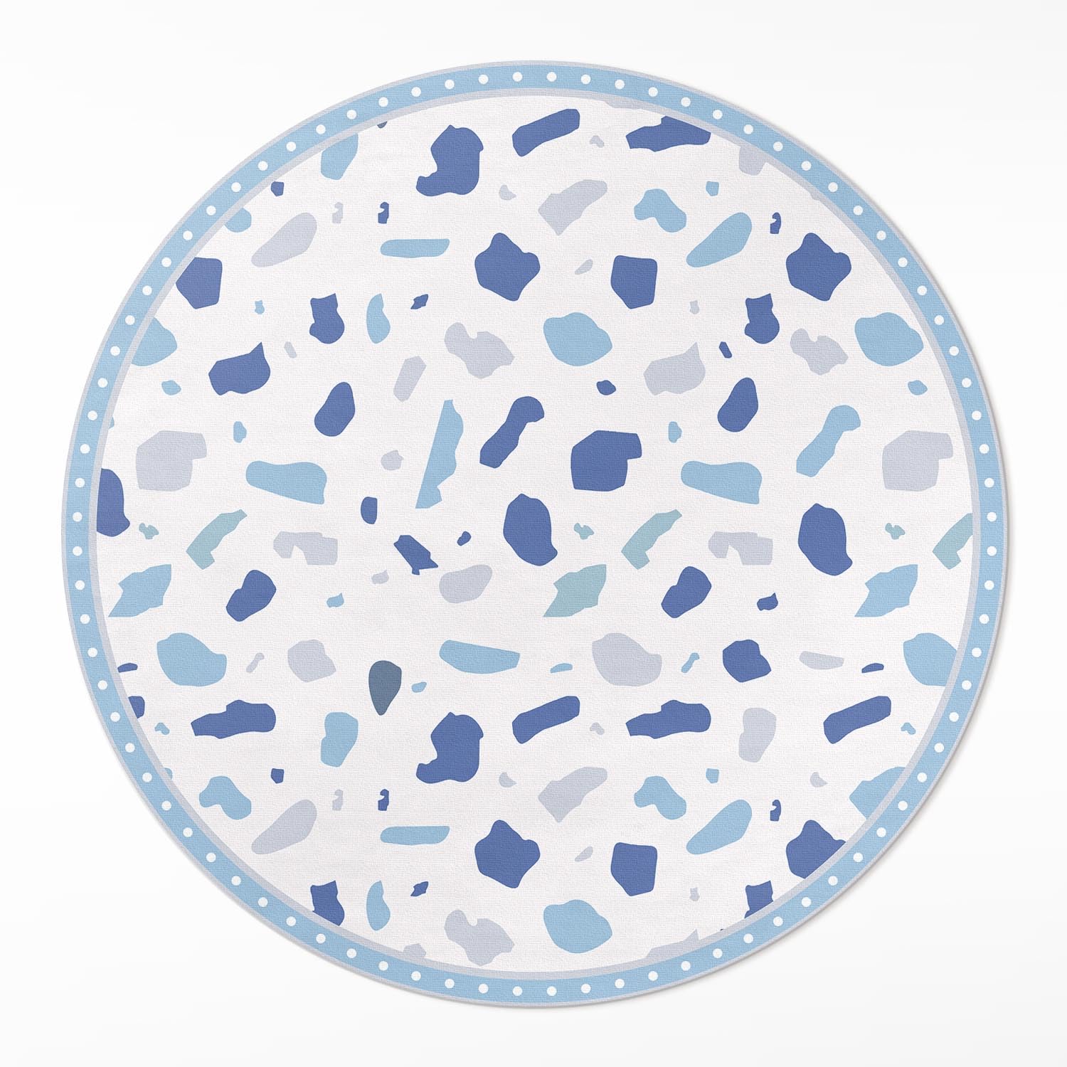 Tapis Vinyle Entretien Facile ø80 | Fini les Taches au Sol dans la Cuisine