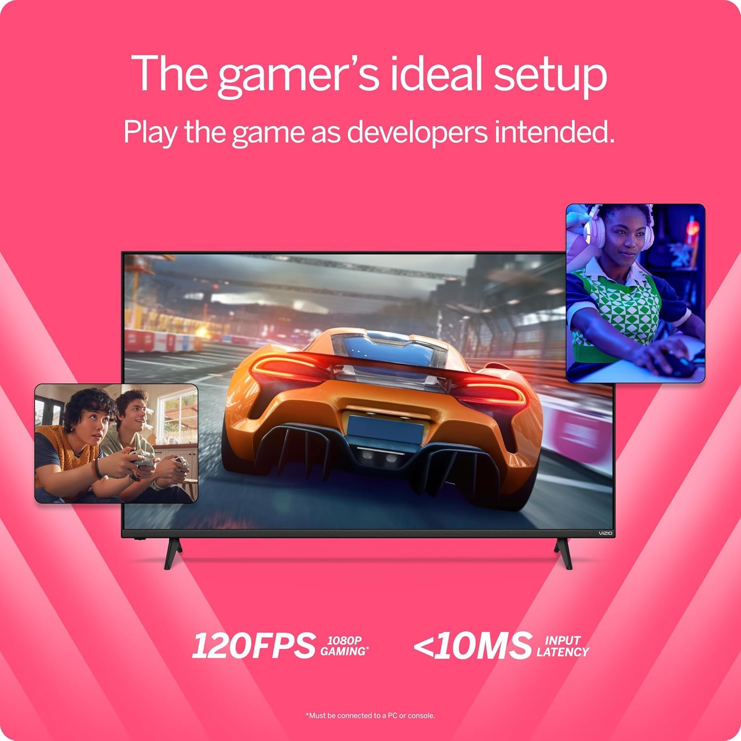 VIZIO 43-Inch Quantum 4K QLED Smart TV Bundle – 120fps Gaming, Dolby Vision HDR10+, HDMI VRR, Bluetooth, Alexa Compatible, w/AUX HDMI Cable, 12-Month CPS Protection, Screen Cleaner w/Microfiber