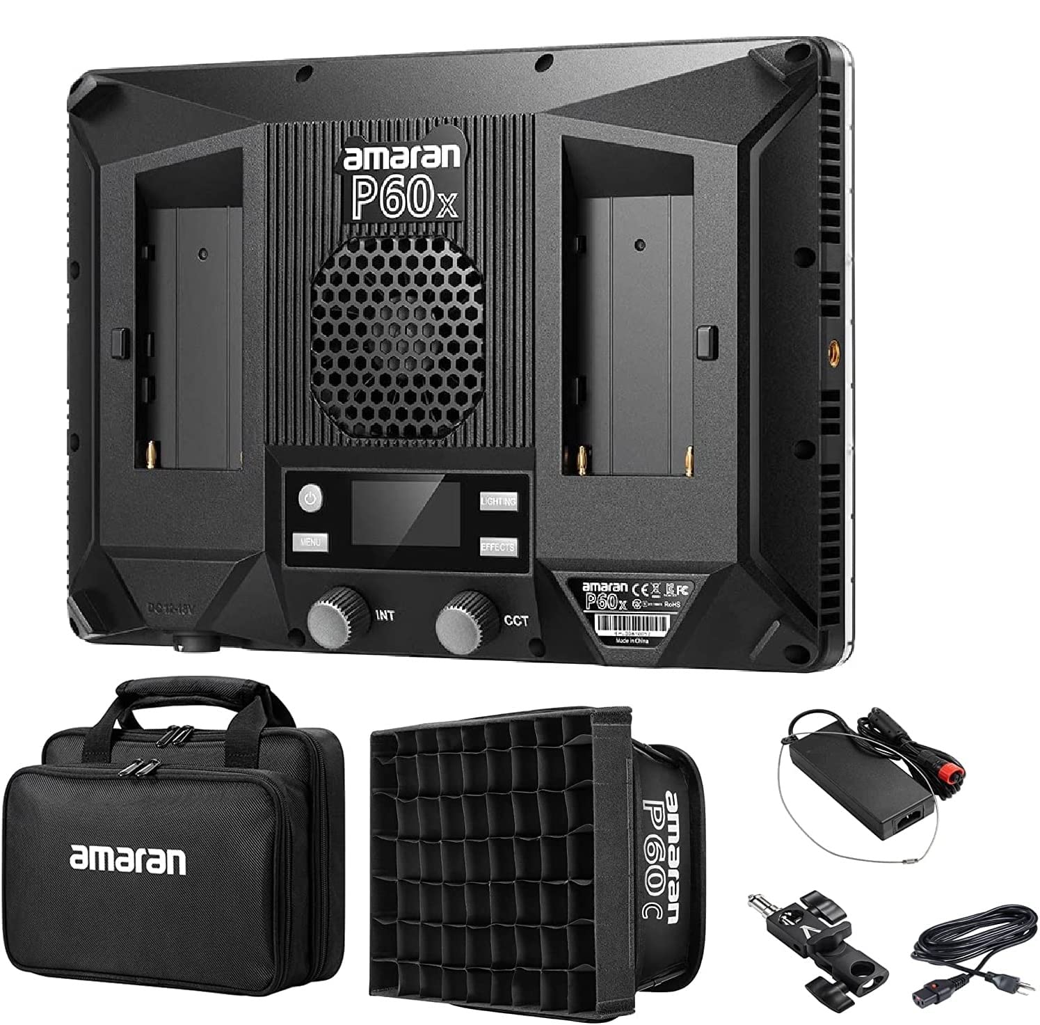 Amazon | Aputure Amaran P60X LEDライト 平面LEDライト CRI≥95 色