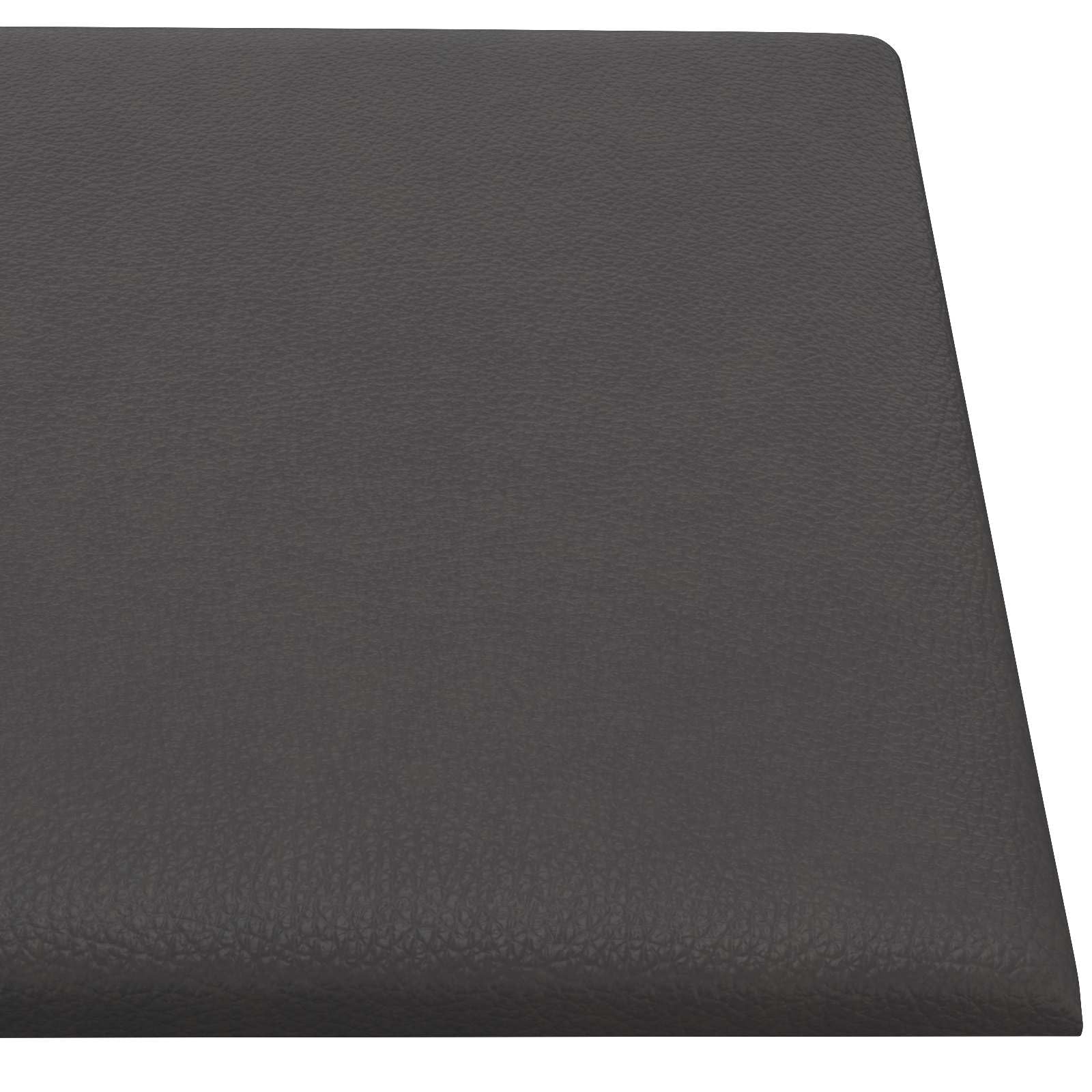 Juego de 12 cabezales de pared de tela gris de 30 x 15 cm, revestimiento de pared para dormitorio e interior, panel moderno para decoración, renovación y montaje