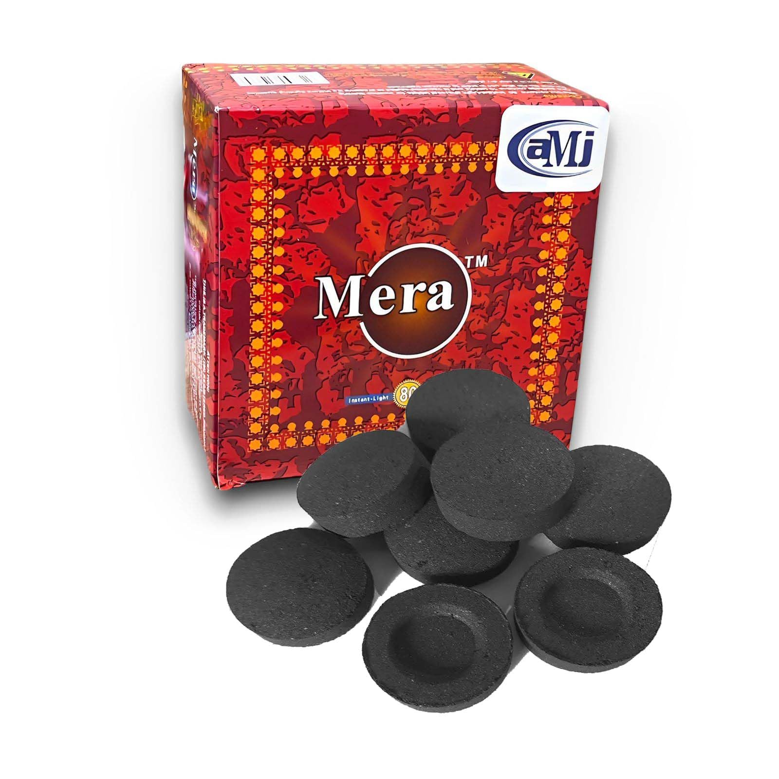 AMJ Mera 80 Pcs Charcoals Instant Light charcoal Tablets
