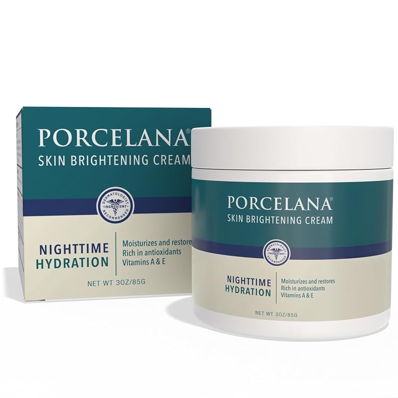 Porcelana Creme Hidratante Facial Noturno com Vitaminas A e E, 141 g