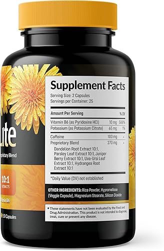 Miniatura 8 de Diurético natural para pies hinchados, tobillos y piernas  Reduce la hinchazón, edema y retención de líquidos con pastillas de agua eficaces para