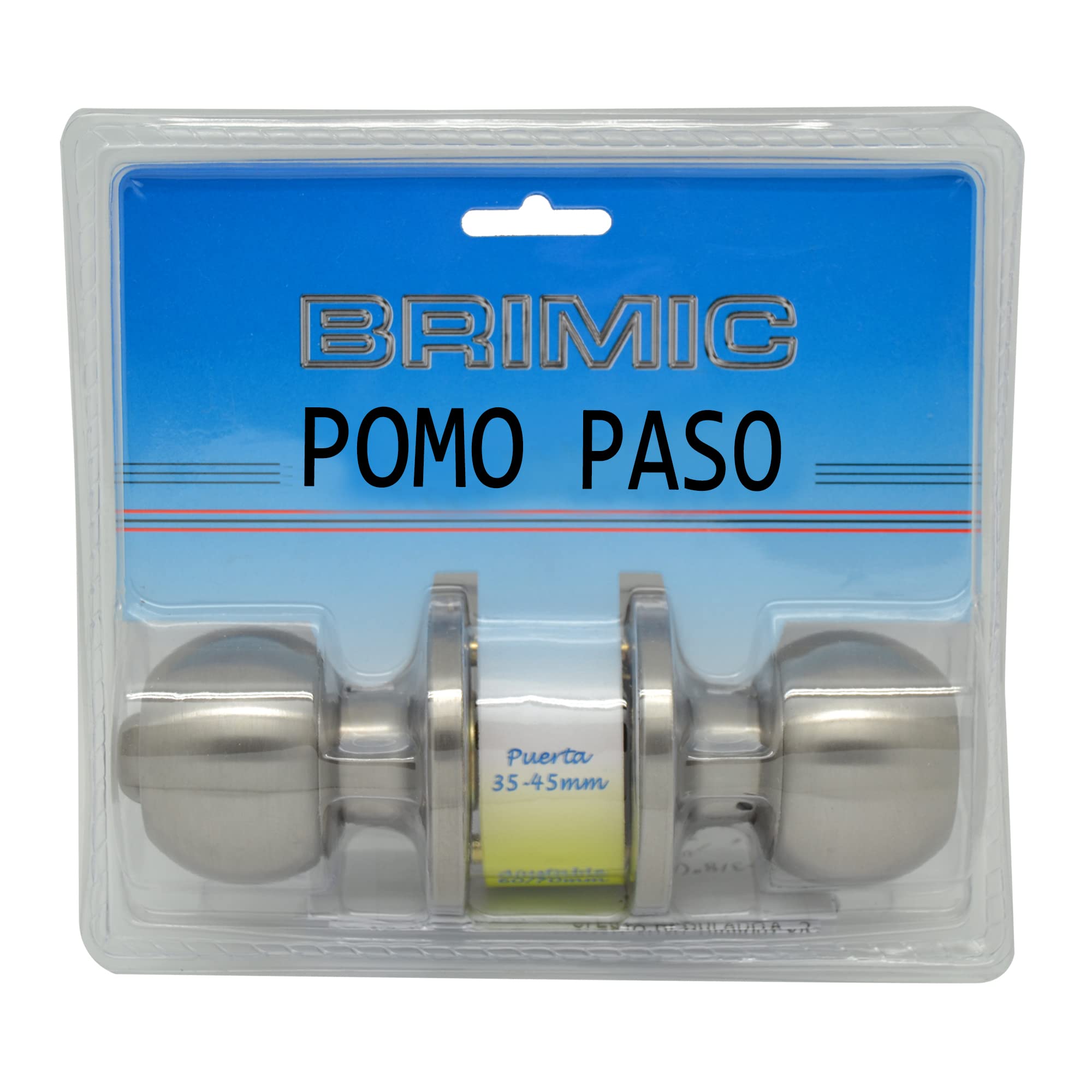 Micel Vega 11160 - Stainless Steel Step Door Knob, Silver Matte
