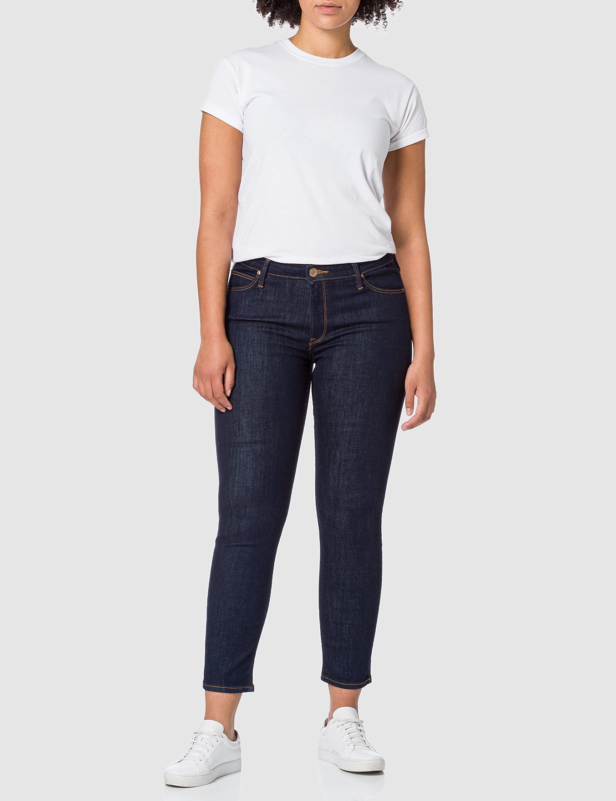 Lee - Jeans Damen - Slim Straight Fit - Elly - Mid Conversation