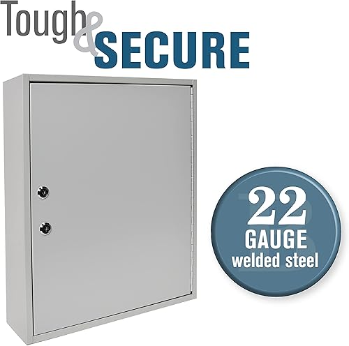 Miniatura 4 de BankSupplies STEELMASTER - Gabinete de 200 llaves  Caja de llaves de control de bloqueo doble  Construcción de acero soldada de calibre 22