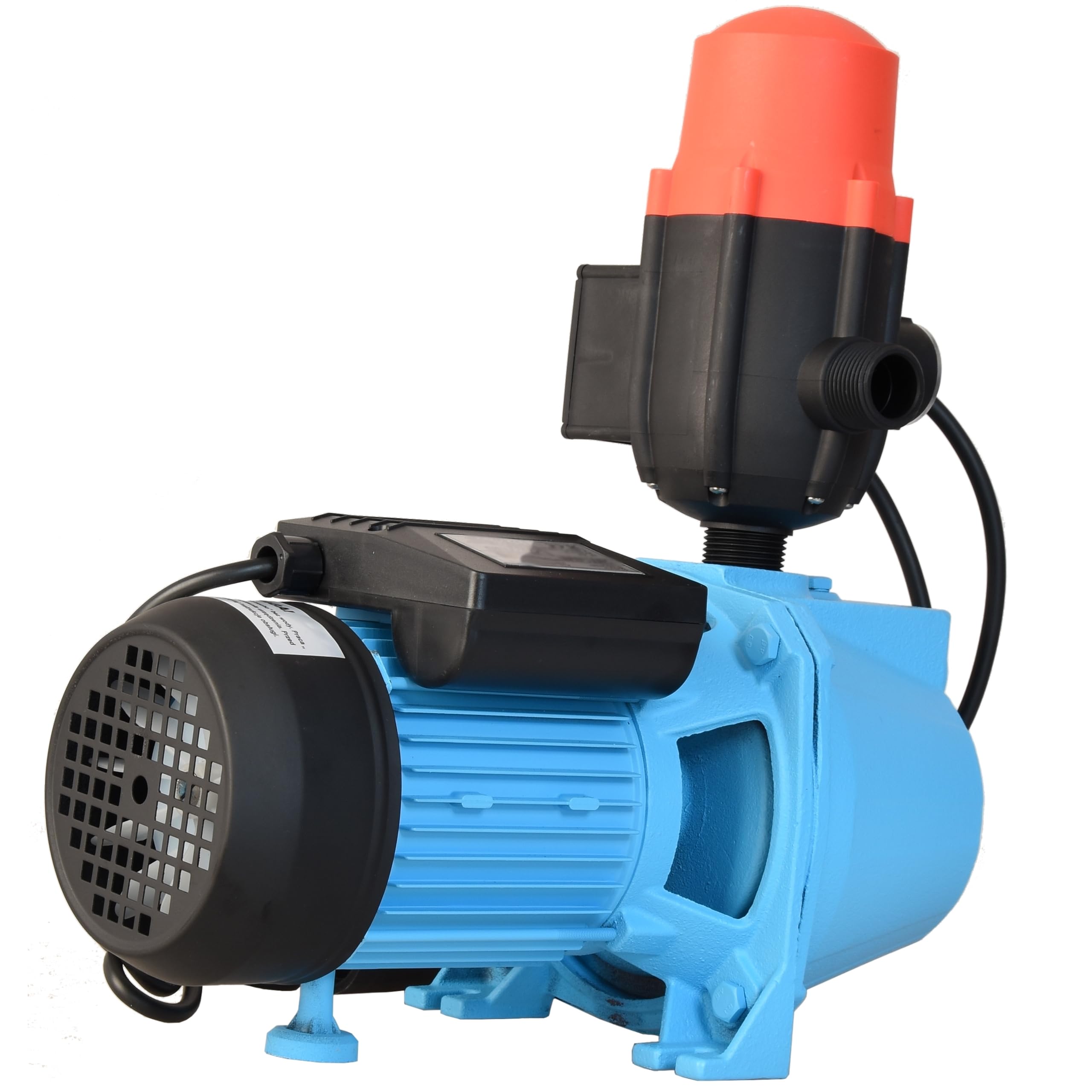 Pompe d’arrosage SET 100S (1100 W, 3600 l/h, pression 5 bar) - Pressostat CSK 21 Automatique Inclus - Commande de Pompe - Marche/Arrêt automatiques - pour Jardin Eau Potable - Irrigation, Alimentation