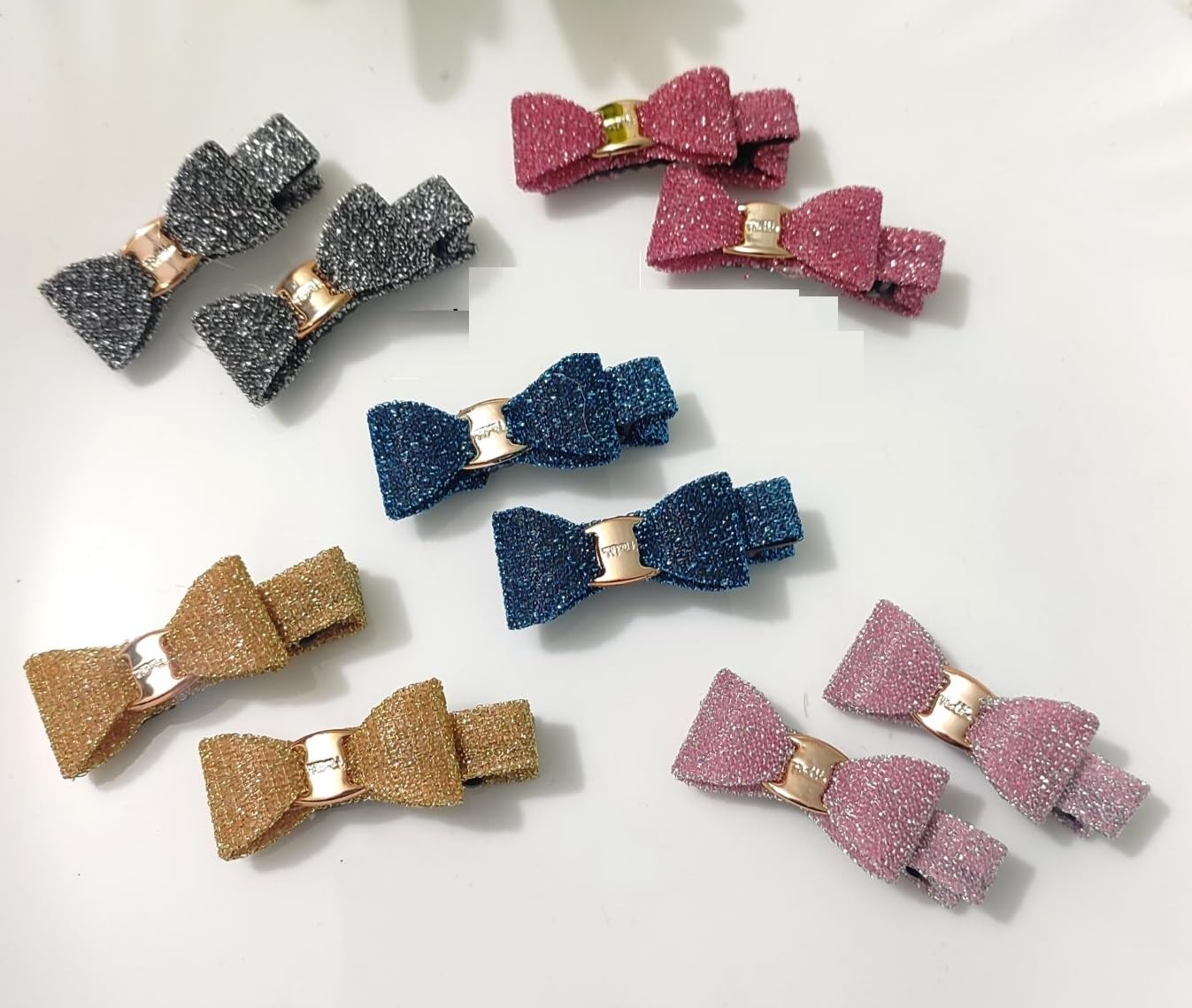Sparkle Bow Shape Glitter Hair Clips For Kids Girl Multi Color/c Clips for Baby Girls and Women Pack of 10 (Bow, Medium) (B0CNVHYWSH) Amazon Price History, Amazon Price Tracker