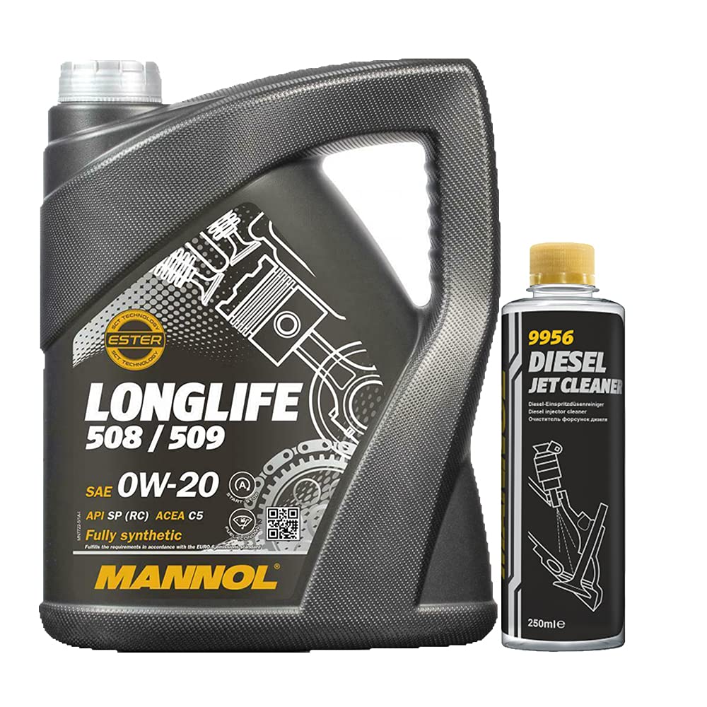 MANNOL 5l, 7722 O.E.M. Longlife C5 508/509 + Diesel Jet Cleaner Düsenreiniger - 8,90€/Liter