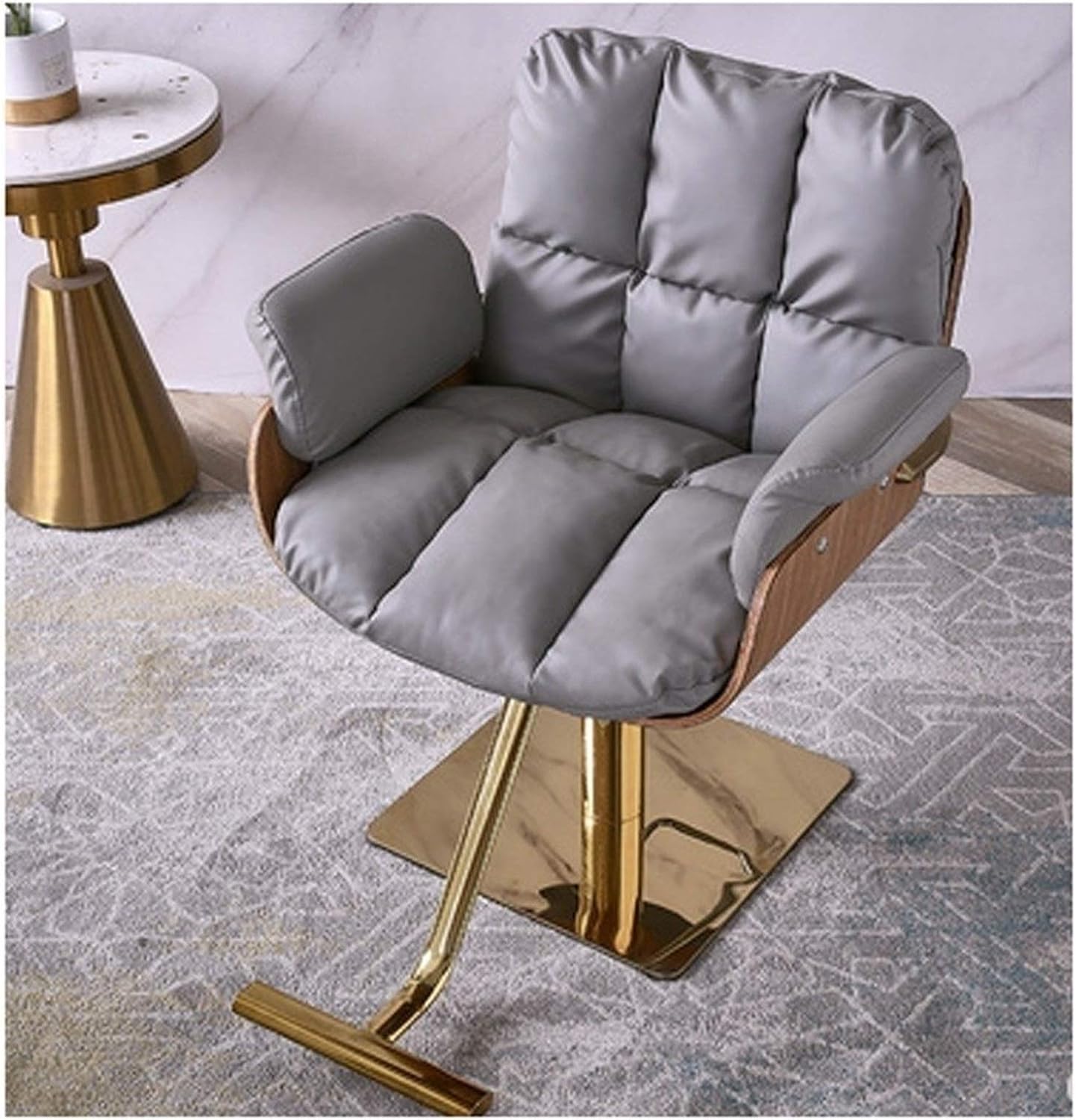 Hair Cutting Salon Chair Barber Chair Shampoo Chair Hydraulic Recline Salon Beauty Spa Shampoo Hair Styling Pack Beauty Salon Styling Beauty Equipment (Color : B) (A)
