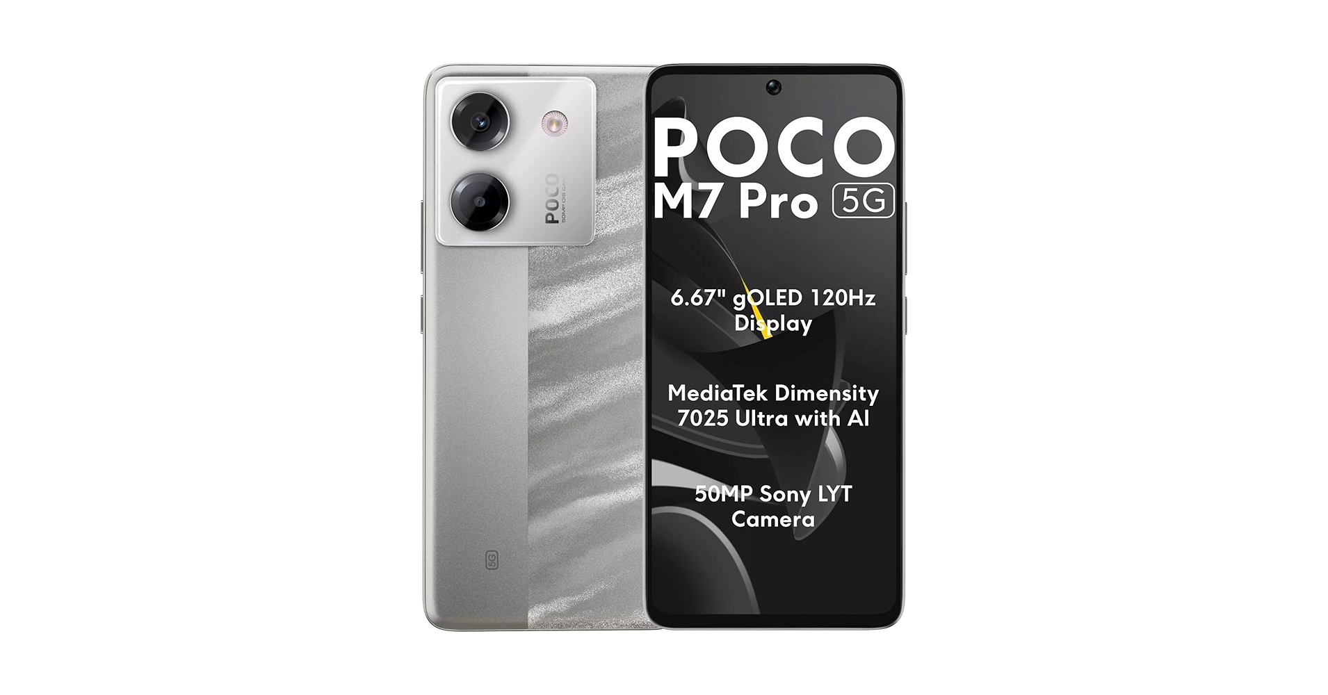 Amazon.com: Poco M7 Pro 5G (256GB + 8GB) (for Tmobile Mint