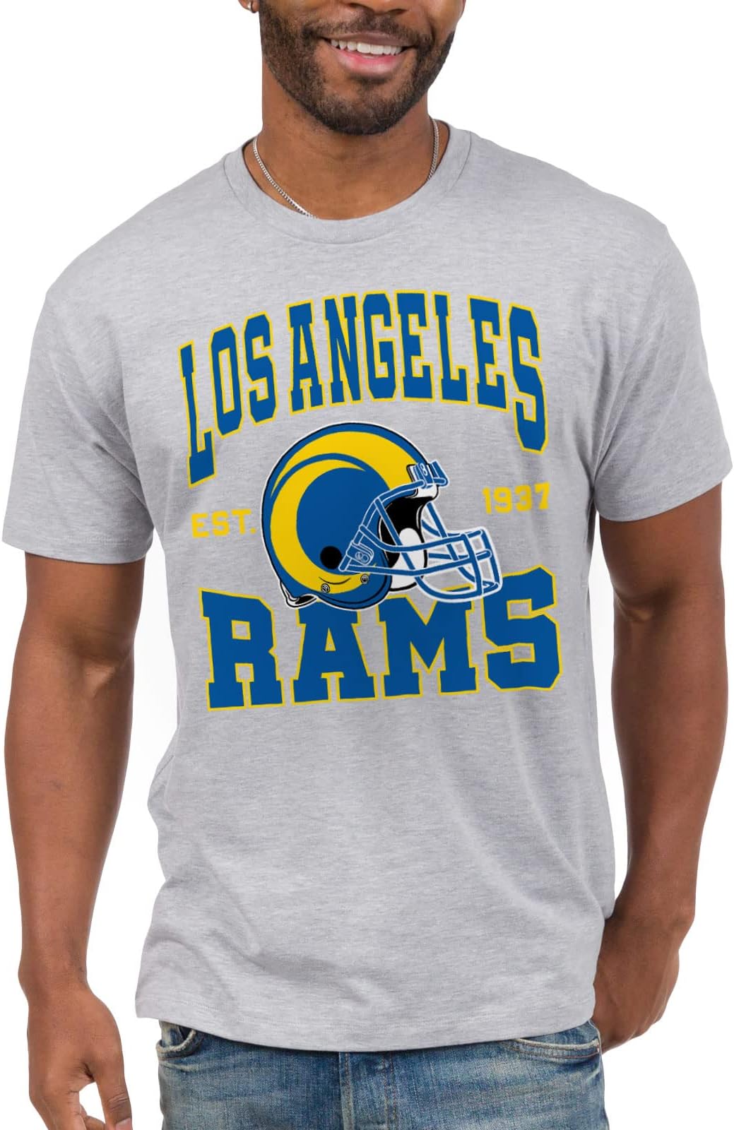 Team Helmet - Officially Licensed Short Sleeve Football Fan Shirt for Men and Women