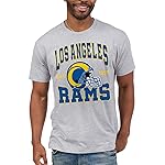 Junk Food Clothing x NFL - Los Angeles Rams - Team Helmet - Unisex Adult Short Sleeve Fan T-Shirt for Men and Women - Size X-Large