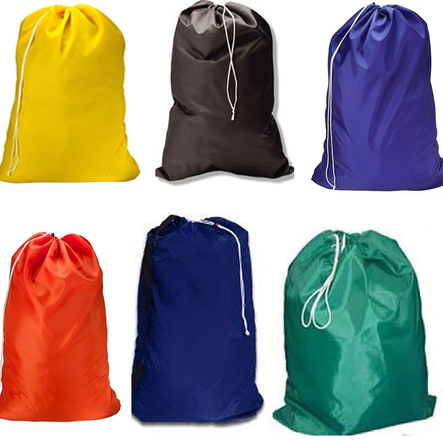 Heavy Duty Large Laundry Bag Sturdy Fabric May Vary with Drawstring Closure Ideal Machine Washable Laundry Bags for