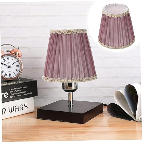 Miniatura 2 de DOITOOL Pantalla de lámpara púrpura reversible con clip para lámpara de techo cubierta de lámpara de techo para lámpara de mesa lámpara de pared
