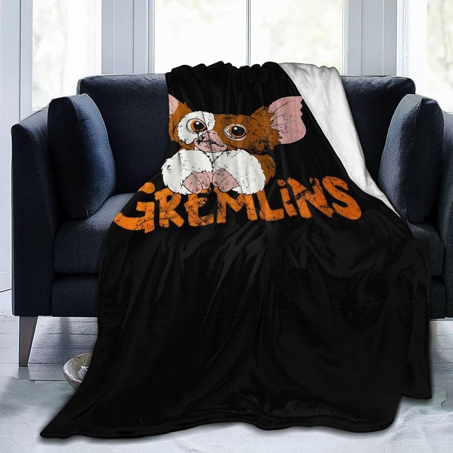 Amazon｜グレムリン ギズモ ブランケット 毛布 ひざ掛け フランネル