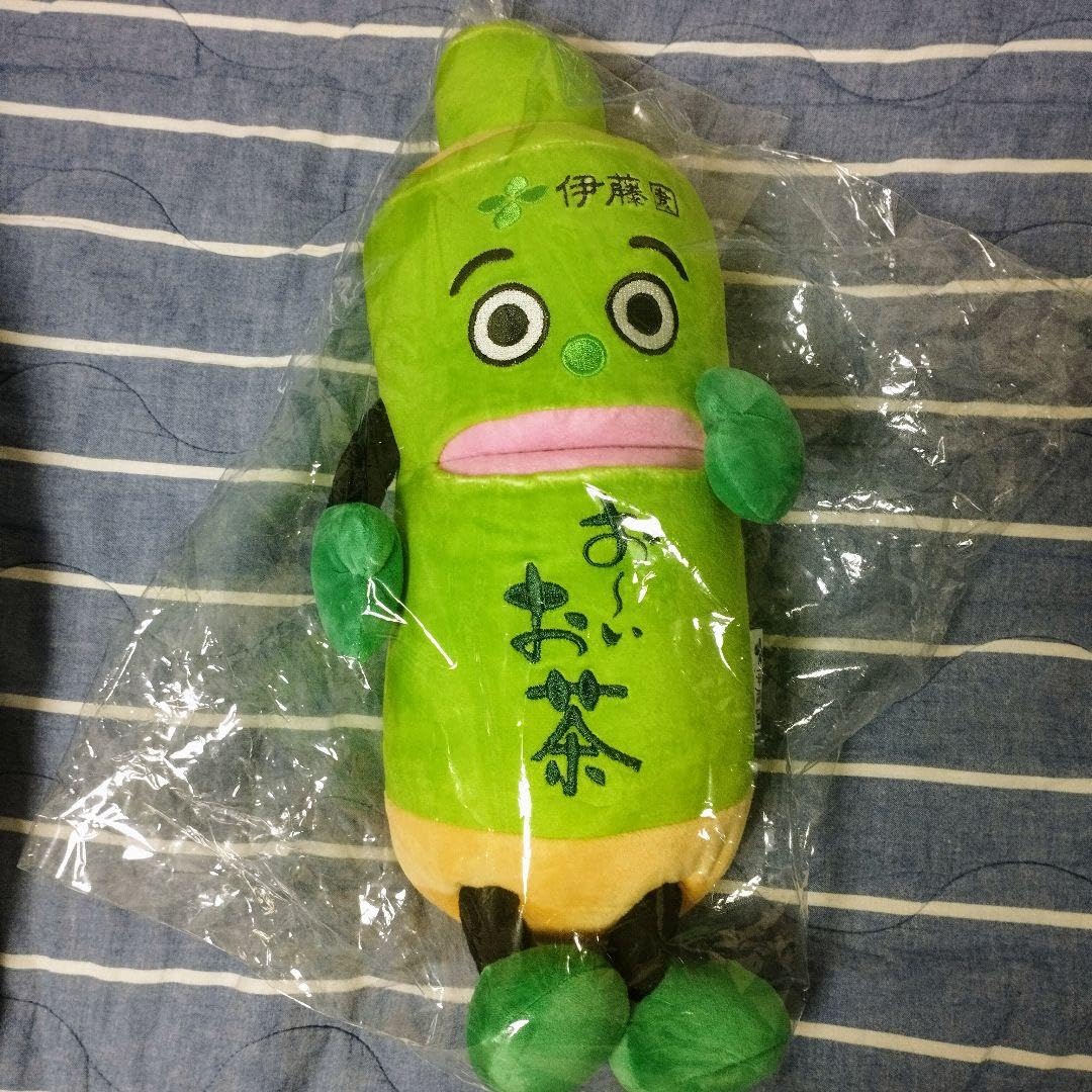 Amazon.co.jp: お〜いお茶くん ぬいぐるみ キャンペーン当選品 : おもちゃ