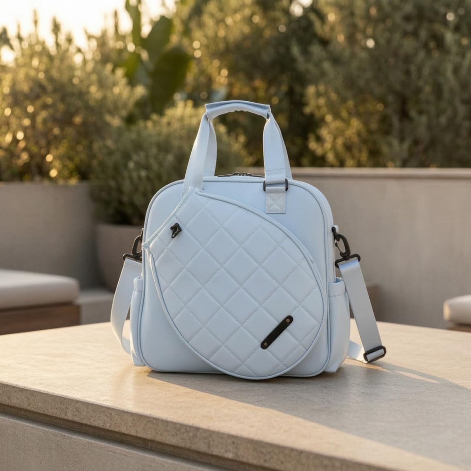 Qianly Borsa Porta Racchette Capiente Borsone Sportivo Compatta per Tennisti