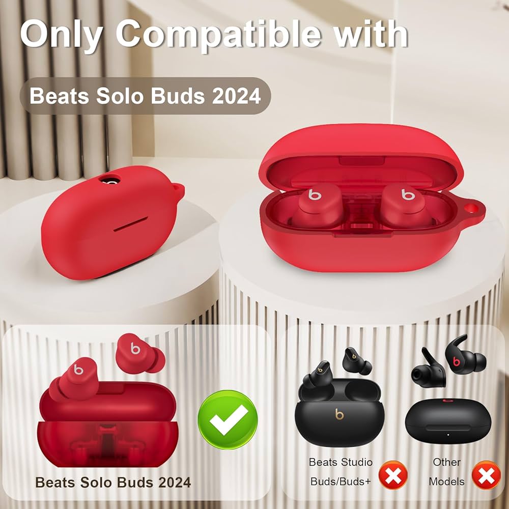 Amazon.com: LDSXAY Compatible with Beats Solo Buds Case Cover