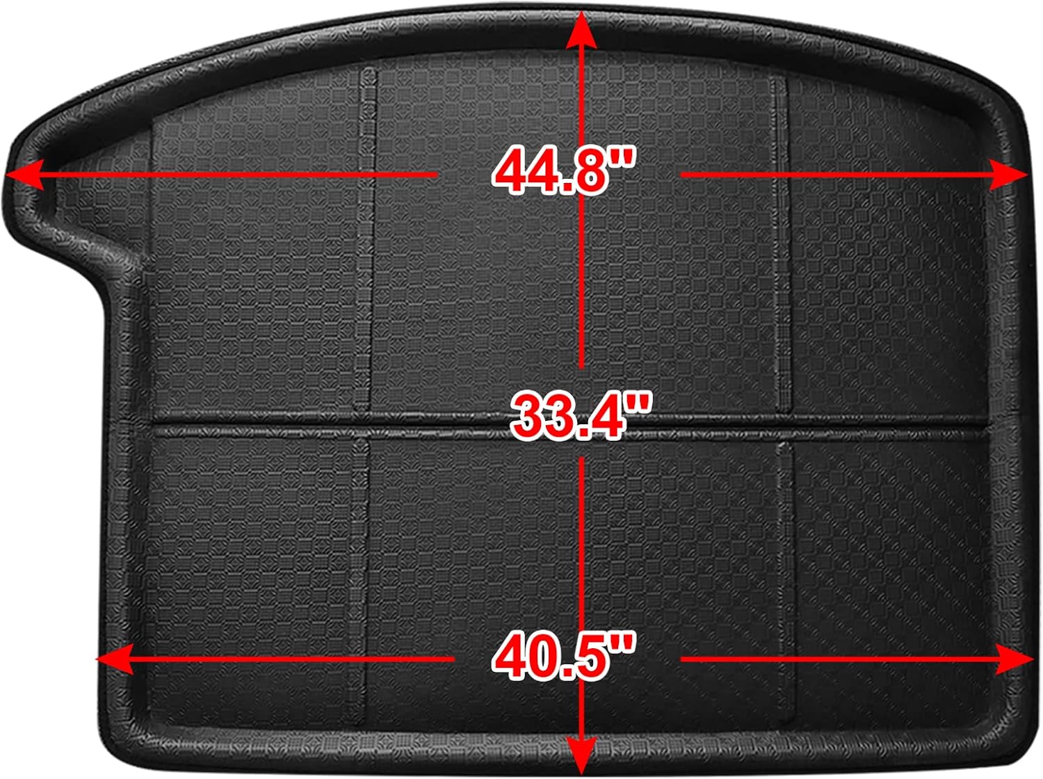 uxcell Cargo Trunk Tray Cargo Liner Rear Cargo Trunk Floor Mat Waterproof Protector Custom for Ford Escape 2013