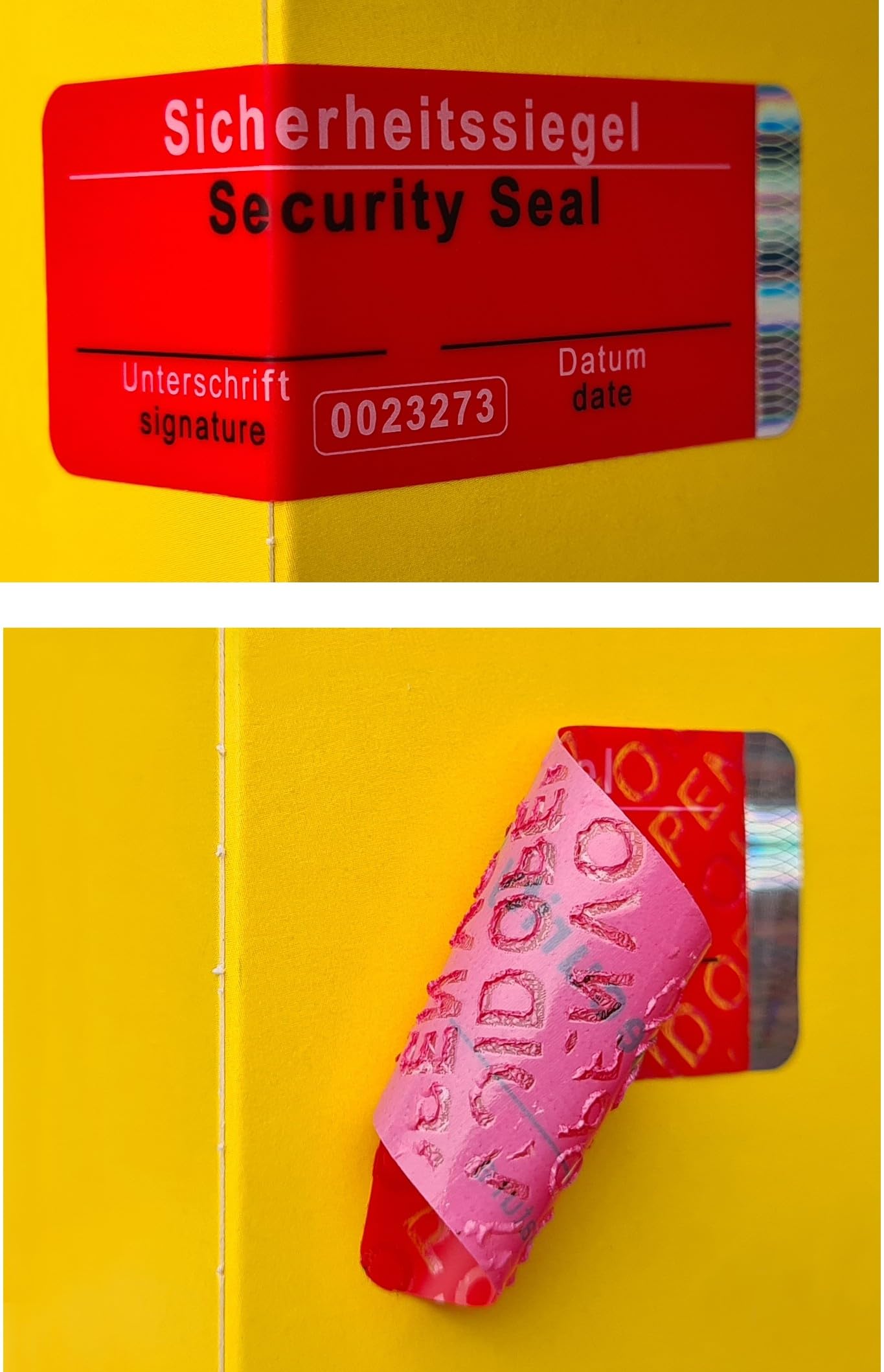 Sigilli Di Sicurezza Con Numero Di Serie - 50 Pezzi 70x25 Mm | Etichette Autoadesive Anti-manomissione - Foto 11