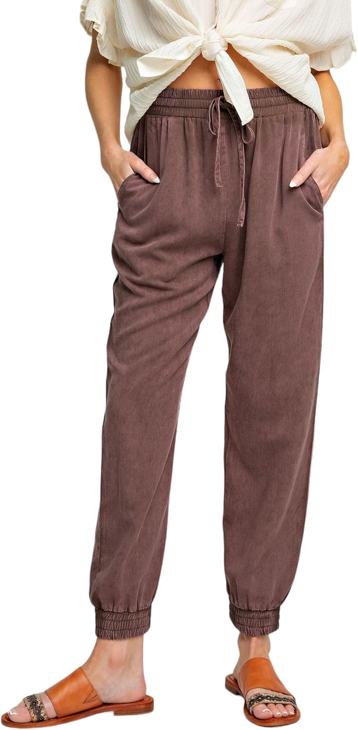 Easel The Devon Jogger Mineral Washed Jogger Pants